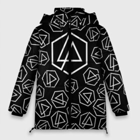 Женская зимняя куртка 3D с принтом LINKIN PARK PATTERN в Белгороде, верх — 100% полиэстер; подкладка — 100% полиэстер; утеплитель — 100% полиэстер | длина ниже бедра, силуэт Оверсайз. Есть воротник-стойка, отстегивающийся капюшон и ветрозащитная планка. 

Боковые карманы с листочкой на кнопках и внутренний карман на молнии | alteranative rock | chester bennington | linkin park | logo | mike shinoda | music | rap | rock | альтернативный рок | группа | лого | музыка | реп | рок