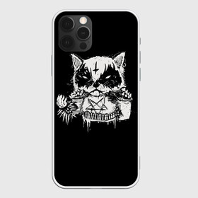 Чехол для iPhone 12 Pro Max с принтом Dark Cat в Белгороде, Силикон |  | Тематика изображения на принте: cat | cats | dark | kitten | kitty | pussy | satan | дикий | злой | кот | котенок | котик | котики | коты | котята | кошка | кошки | мрачный | сатанист | черный