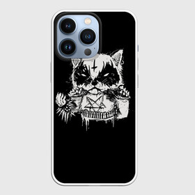 Чехол для iPhone 13 Pro с принтом Dark Cat в Белгороде,  |  | cat | cats | dark | kitten | kitty | pussy | satan | дикий | злой | кот | котенок | котик | котики | коты | котята | кошка | кошки | мрачный | сатанист | черный