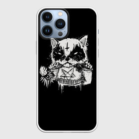 Чехол для iPhone 13 Pro Max с принтом Dark Cat в Белгороде,  |  | Тематика изображения на принте: cat | cats | dark | kitten | kitty | pussy | satan | дикий | злой | кот | котенок | котик | котики | коты | котята | кошка | кошки | мрачный | сатанист | черный