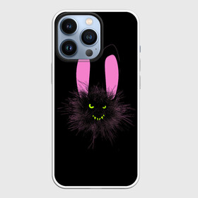 Чехол для iPhone 13 Pro с принтом Мрачный Зайчик в Белгороде,  |  | creepy | ear | ears | rabbit | rabbits | scary | spooky | жуткий | зайцы | зайчик | зайчики | заяц | кролик | кролики | мрачный | страшный | ухо | уши | ушки