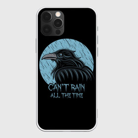 Чехол для iPhone 12 Pro Max с принтом Ворон в Белгороде, Силикон |  | bird | birds | fly | moon | rain | raven | wing | wings | ворон | дождь | клюв | когти | крыло | крылышки | крылья | луна | полет | птица | птицы | птичка | птички