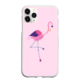 Чехол для iPhone 11 Pro матовый с принтом Фламинго в Белгороде, Силикон |  | bird | birds | fly | wing | wings | клюв | когти | крыло | крылышки | крылья | полет | птица | птицы | птичка | птички | фламинго