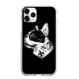 Чехол для iPhone 11 Pro матовый с принтом Французский Бульдог в Белгороде, Силикон |  | bulldog | dog | dogs | franch | бульдог | пес | псы | собака | собакен | собаки | собачка | собачки | французский | щенки | щенок | щеночек | щеночки