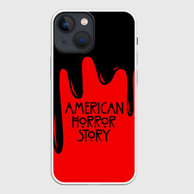 Чехол для iPhone 13 mini с принтом AHS | AMERICAN HORROR STORY в Белгороде,  |  | ahs | american horror story | normal people scare me | американская история ужасов | нормальные люди пугают меня | сериал