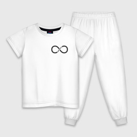 Детская пижама хлопок с принтом Infinity в Белгороде, 100% хлопок |  брюки и футболка прямого кроя, без карманов, на брюках мягкая резинка на поясе и по низу штанин
 | infinity | бесконечность | инфинити