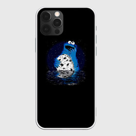 Чехол для iPhone 12 Pro Max с принтом Cookie monster в Белгороде, Силикон |  | cookie | cookiemonster | delicious | eat | monster | yummy | еда | куки | кукимонстр | монстр | печенье | сладости | улица | улицасезам