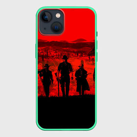 Чехол для iPhone 13 с принтом RDR 2 в Белгороде,  |  | gamer | gun | logo | play | player | rdr2 | red dead redemption 2 | rockstar | western | вестерн | ковбои | компьютерные игры 2019 | криминал | лого | рокстар