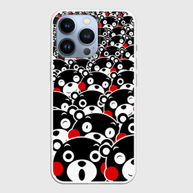 Чехол для iPhone 13 Pro с принтом Узор кумамонов в Белгороде,  |  | bear | japanese | kumamon | kumamoto | аниме | игрушка | кумамон | кумамото сапурайдзу | медведь | мишка | персонаж | талисман | япония