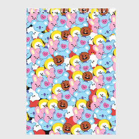 Скетчбук с принтом BTS BT21 STICKERS в Белгороде, 100% бумага
 | 48 листов, плотность листов — 100 г/м2, плотность картонной обложки — 250 г/м2. Листы скреплены сверху удобной пружинной спиралью | bt21 | bts | bts army | bts stickers | j hope | jimin | jin | jungkook | k pop | rap monster | rapmon | suga | v | бтс | корея | стикеры bts