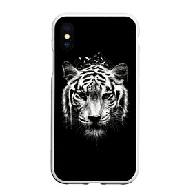 Чехол для iPhone XS Max матовый с принтом Dark Tiger в Белгороде, Силикон | Область печати: задняя сторона чехла, без боковых панелей | Тематика изображения на принте: africa | creepy | dark | desert | predator | scary | tiger | tigers | африка | жуткий | мрачный | пустыня | страшный | тигр | тигренок | тигрица | тигрицы | тигры | тигрята | хищник