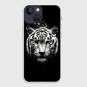 Чехол для iPhone 13 mini с принтом Dark Tiger в Белгороде,  |  | africa | creepy | dark | desert | predator | scary | tiger | tigers | африка | жуткий | мрачный | пустыня | страшный | тигр | тигренок | тигрица | тигрицы | тигры | тигрята | хищник