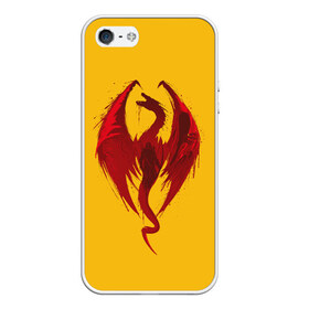 Чехол для iPhone 5/5S матовый с принтом Красный Дракон в Белгороде, Силикон | Область печати: задняя сторона чехла, без боковых панелей | age | dragon | dragons | knight | knights | middle | red | viking | vikings | век | века | викинг | викинги | дракон | дракона | драконы | как | красный | приручить | рыцари | рыцарь | средние | средний