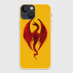 Чехол для iPhone 13 mini с принтом Красный Дракон в Белгороде,  |  | age | dragon | dragons | knight | knights | middle | red | viking | vikings | век | века | викинг | викинги | дракон | дракона | драконы | как | красный | приручить | рыцари | рыцарь | средние | средний