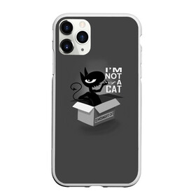 Чехол для iPhone 11 Pro Max матовый с принтом Disenchantment Im not a Cat в Белгороде, Силикон |  | Тематика изображения на принте: bean | disenchantment | elfo | futurama | luci | mattgroening | netflix | princess | simpsons | бин | люси | люци | мэтгроунинг | разочарование | симпсоны | элфо