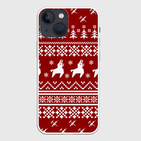 Чехол для iPhone 13 mini с принтом FORTNITE НОВОГОДНИЙ в Белгороде,  |  | 2020 | christmas | fortnite | happy new year | llama | marry christmas | new year | snow | winter | новогодний | новый год | снег | фортнайт