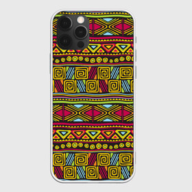 Чехол для iPhone 12 Pro Max с принтом Этнический орнамент в Белгороде, Силикон |  | Тематика изображения на принте: африка | геометрия | индия | орнамент | узор | этно