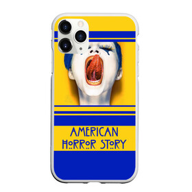 Чехол для iPhone 11 Pro Max матовый с принтом American Horror Story в Белгороде, Силикон |  | Тематика изображения на принте: ahs | american horror story | американская история ужасов | язык