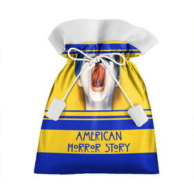 Подарочный 3D мешок с принтом American Horror Story в Белгороде, 100% полиэстер | Размер: 29*39 см | ahs | american horror story | американская история ужасов | язык