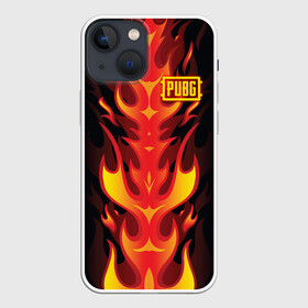 Чехол для iPhone 13 mini с принтом PUBG Fire в Белгороде,  |  | battle | battlegrounds | chicken | dinner | playerunknown’s | royale | winner | битва | королевская | огонь | пламя