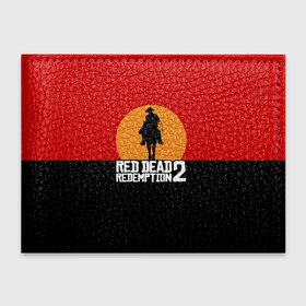 Обложка для студенческого билета с принтом Red Dead Redemption 2 в Белгороде, натуральная кожа | Размер: 11*8 см; Печать на всей внешней стороне | Тематика изображения на принте: game | rdr2 | red dead redemption 2 | rockstar studios | игры