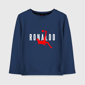 Детский лонгслив хлопок с принтом Ronaldo в Белгороде, 100% хлопок | круглый вырез горловины, полуприлегающий силуэт, длина до линии бедер | champion | cr7 | cristiano | game | goal | italy | juventus | madrid | real | ronaldo | spain | team | буффон | гол | дибала | золотой мяч | игрок | испания | италия | криштиану | мадрид | португалия | реал | роналду | спорт | тренер | футбол | 