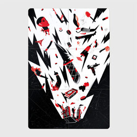Магнитный плакат 2Х3 с принтом Кровосток в Белгороде, Полимерный материал с магнитным слоем | 6 деталей размером 9*9 см | кровосток | кровосток ногти | кровосток студень | кровосток шило | шило