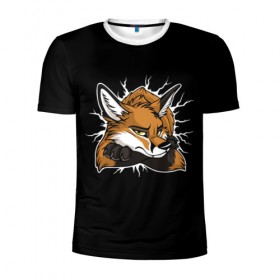 Мужская футболка 3D спортивная с принтом Лис Уверен в Себе в Белгороде, 100% полиэстер с улучшенными характеристиками | приталенный силуэт, круглая горловина, широкие плечи, сужается к линии бедра | Тематика изображения на принте: cute | fox | foxes | ginger | tail | забавная | лис | лиса | лисица | лисицы | лисичка | лисички | лисы | милая | рыжая | рыжие | смешная | фыр | хвост | хвосты