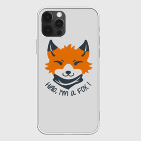 Чехол для iPhone 12 Pro Max с принтом Hello Fox в Белгороде, Силикон |  | cute | fox | foxes | ginger | hello | tail | забавная | лис | лиса | лисица | лисицы | лисичка | лисички | лисы | милая | привет | рыжая | рыжие | смешная | фыр | хвост | хвосты