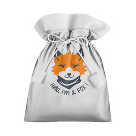 Подарочный 3D мешок с принтом Hello Fox в Белгороде, 100% полиэстер | Размер: 29*39 см | cute | fox | foxes | ginger | hello | tail | забавная | лис | лиса | лисица | лисицы | лисичка | лисички | лисы | милая | привет | рыжая | рыжие | смешная | фыр | хвост | хвосты