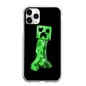 Чехол для iPhone 11 Pro Max матовый с принтом Крипер в Белгороде, Силикон |  | craft | creeper | enderman | mine | minecraft | miner | online | skeleton | sword | tnt | world | zombie | динамит | зомби | игра | игры | кирка | крипер | майнер | майнкрафт | меч | мир | онлайн | скелетон