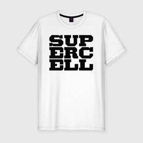 Мужская футболка хлопок Slim с принтом SUPERCELL в Белгороде, 92% хлопок, 8% лайкра | приталенный силуэт, круглый вырез ворота, длина до линии бедра, короткий рукав | supercell | игра | клеш | клэш | суперселл