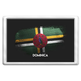 Магнит 45*70 с принтом DOMINICA(Доминика) в Белгороде, Пластик | Размер: 78*52 мм; Размер печати: 70*45 | dominica | urban | город | доминика | мир | путешествие | символика | страны | флаг