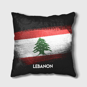 Подушка 3D с принтом LEBANON(Ливан) в Белгороде, наволочка – 100% полиэстер, наполнитель – холлофайбер (легкий наполнитель, не вызывает аллергию). | состоит из подушки и наволочки. Наволочка на молнии, легко снимается для стирки | lebanon | urban | город | ливан | мир | путешествие | символика | страны | флаг