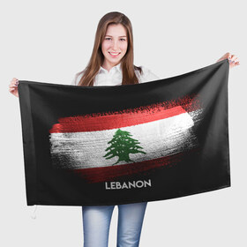 Флаг 3D с принтом LEBANON(Ливан) в Белгороде, 100% полиэстер | плотность ткани — 95 г/м2, размер — 67 х 109 см. Принт наносится с одной стороны | lebanon | urban | город | ливан | мир | путешествие | символика | страны | флаг