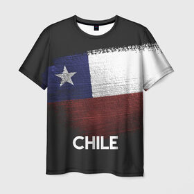 Мужская футболка 3D с принтом Chile(Чили) в Белгороде, 100% полиэфир | прямой крой, круглый вырез горловины, длина до линии бедер | chile | urban | город | мир | путешествие | символика | страны | флаг | чили