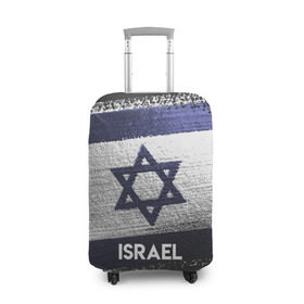 Чехол для чемодана 3D с принтом Israel(Израиль) в Белгороде, 86% полиэфир, 14% спандекс | двустороннее нанесение принта, прорези для ручек и колес | israel | urban | город | израиль | мир | путешествие | символика | страны | флаг