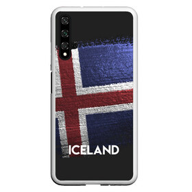 Чехол для Honor 20 с принтом Iceland(Исландия) в Белгороде, Силикон | Область печати: задняя сторона чехла, без боковых панелей | iceland | urban | город | мир | путешествие | символика | страны | флаг