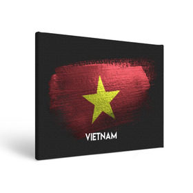 Холст прямоугольный с принтом VIETNAM(Вьетнам) в Белгороде, 100% ПВХ |  | Тематика изображения на принте: urban | vietnam | город | мир | путешествие | символика | страны | флаг