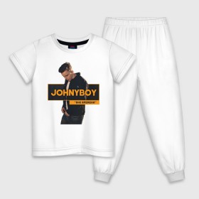 Детская пижама хлопок с принтом Johnyboy в Белгороде, 100% хлопок |  брюки и футболка прямого кроя, без карманов, на брюках мягкая резинка на поясе и по низу штанин
 | johnyboy | джонибой | джонни бой