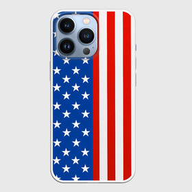 Чехол для iPhone 13 Pro с принтом Американский Флаг в Белгороде,  |  | Тематика изображения на принте: америка | вашингтон | звезды | патриот | сша | трамп | триколор