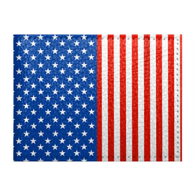 Обложка для студенческого билета с принтом Американский Флаг в Белгороде, натуральная кожа | Размер: 11*8 см; Печать на всей внешней стороне | америка | вашингтон | звезды | патриот | сша | трамп | триколор