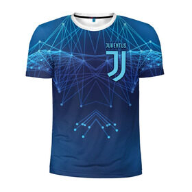 Мужская футболка 3D спортивная с принтом Juventus Lifestyle в Белгороде, 100% полиэстер с улучшенными характеристиками | приталенный силуэт, круглая горловина, широкие плечи, сужается к линии бедра | club | football | juventus | белый | италия | клуб | форма | черный | ювентус