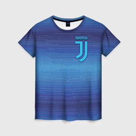 Женская футболка 3D с принтом Juventus new uniform в Белгороде, 100% полиэфир ( синтетическое хлопкоподобное полотно) | прямой крой, круглый вырез горловины, длина до линии бедер | club | football | juventus | белый | италия | клуб | форма | черный | ювентус