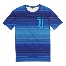 Мужская футболка 3D с принтом Juventus new uniform в Белгороде, 100% полиэфир | прямой крой, круглый вырез горловины, длина до линии бедер | Тематика изображения на принте: club | football | juventus | белый | италия | клуб | форма | черный | ювентус