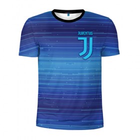 Мужская футболка 3D спортивная с принтом Juventus new uniform в Белгороде, 100% полиэстер с улучшенными характеристиками | приталенный силуэт, круглая горловина, широкие плечи, сужается к линии бедра | club | football | juventus | белый | италия | клуб | форма | черный | ювентус