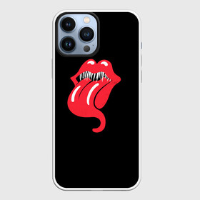 Чехол для iPhone 13 Pro Max с принтом Monsters Kiss в Белгороде,  |  | Тематика изображения на принте: halloween | jagger | lips | mick | monster | rock | rolling | stones | tongue | tooth | вольные | губы | джаггер | зубы | камни | катящиеся | мик | монстер | рок | странники | хеллоуин | хэллоуин | язык