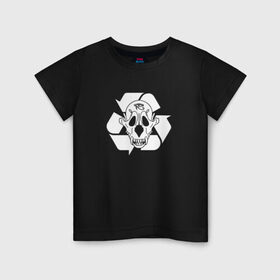 Детская футболка хлопок с принтом PHARAOH ecology в Белгороде, 100% хлопок | круглый вырез горловины, полуприлегающий силуэт, длина до линии бедер | pharaoh | глеб голубин | фара | фараон | фараох