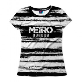 Женская футболка 3D с принтом METRO: Exodus в Белгороде, 100% полиэфир ( синтетическое хлопкоподобное полотно) | прямой крой, круглый вырез горловины, длина до линии бедер | 