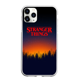 Чехол для iPhone 11 Pro матовый с принтом STRANGER THINGS в Белгороде, Силикон |  | 011 | eleven | friends don t lie | netflix | stranger things | демогоргон | нетфликс | одиннадцатая | очень странные дела | сериалы